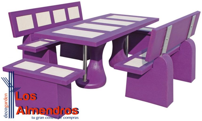 Mesa Hormigón Comedor Status Inox Arlequín Los Almendros